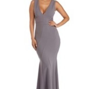 Grey formal dress